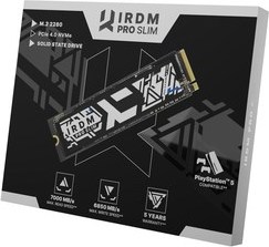 GOODRAM SSD IRDM PRO SLIM 2TB, PCIe Gen4x4, M.2 2280, (R:7000/W:6850MB/s), RETAIL