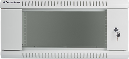 LANBERG Nástěnný rack 19'' 4U 600X450mm šedý flat pack