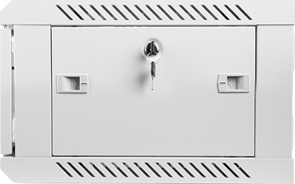 LANBERG Nástěnný rack 19'' 4U 600X450mm šedý flat pack