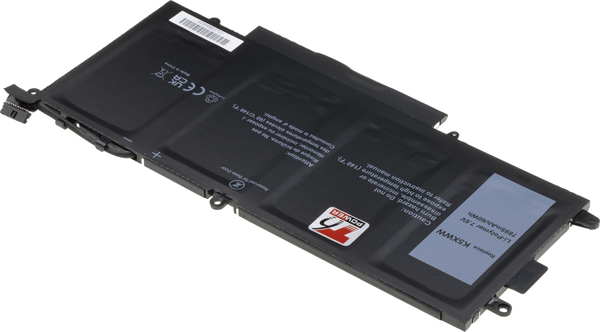 Baterie T6 Power pro Dell Latitude 5289, 7389, 7390 2in1, 7895mAh, 60Wh, 4cell, Li-pol