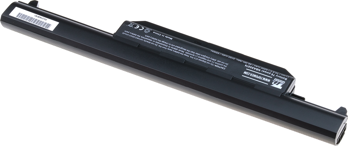 Baterie T6 Power pro Asus A45, A55, K45, K55, R500, R503, R704, X45, X55, X75, 5200mAh, 56Wh, 6cell