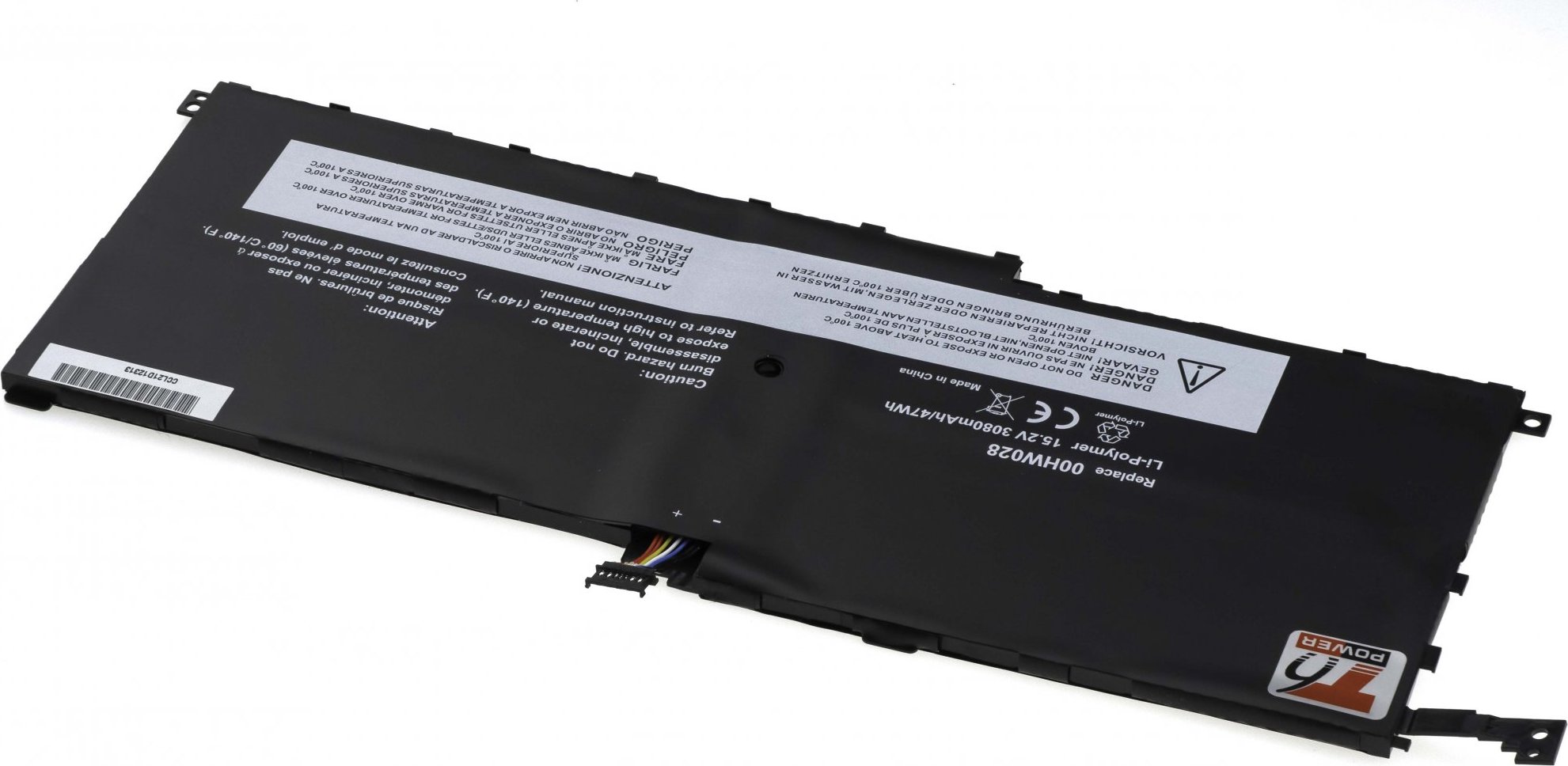 Baterie T6 Power pro Lenovo ThinkPad X1 Carbon 4th Gen, X1 Yoga, 3080mAh, 47Wh, 4cell, Li-Pol