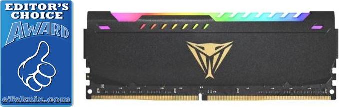 Patriot Viper/DDR4/32GB/3600MHz/CL20/2x16GB/RGB/Black