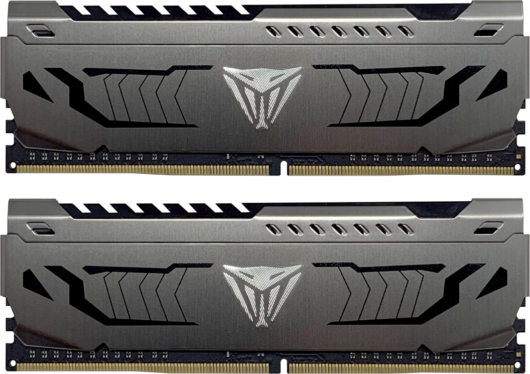 Patriot Viper Steel/DDR4/16GB/3200MHz/CL16/2x8GB/Grey