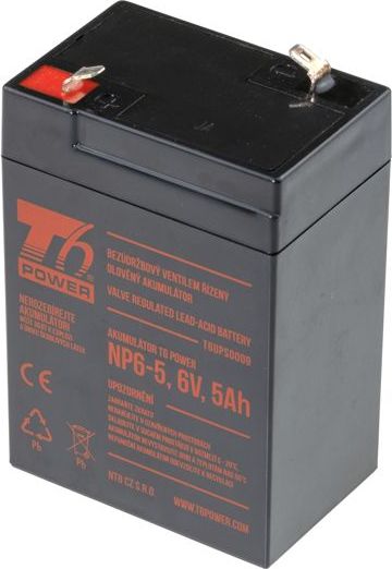 Akumulátor T6 Power NP6-5, 6V, 5Ah