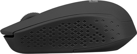 Myš Natec STORK/Kancelářská/Optická/1 600 DPI/Bezdrátová USB/Černá