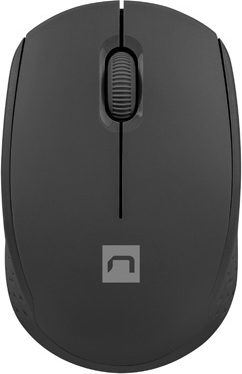 Myš Natec STORK/Kancelářská/Optická/1 600 DPI/Bezdrátová USB/Černá