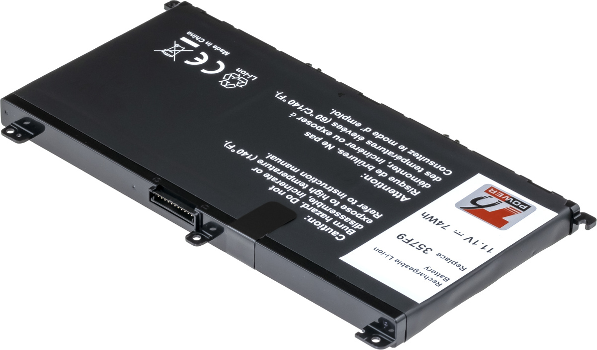 Baterie T6 Power pro Dell Insprion 15 7559, 7566, 7567, 6660mAh, 74Wh, 6cell, Li-ion