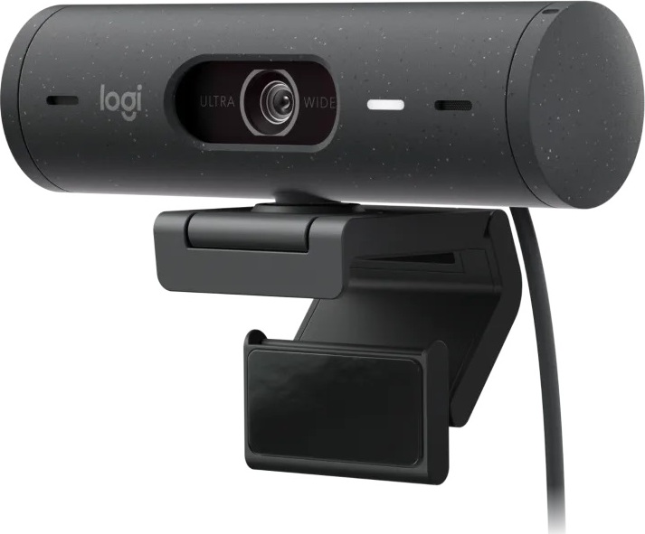 Logitech Webcam BRIO 500, Graphite