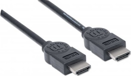 MANHATTAN kábel High Speed HDMI 4K, 3D, samec na samca, tienený, čierny, 1,8 m