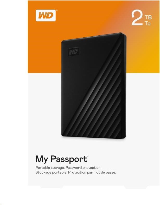 Western Digital Prenosný 2TB disk WD My Passport Ext. 2.5" USB3.0 Čierna