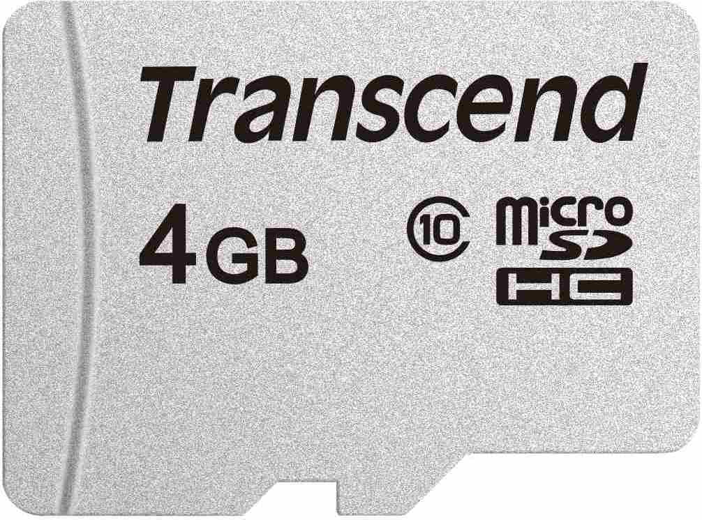 Karta TRANSCEND MicroSDHC 4GB 300S, trieda 10, bez adaptéra