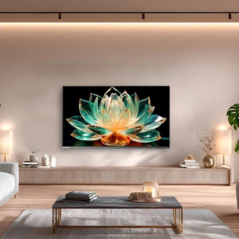 CHiQ U55QST TV 55", UHD, QLED, ultratenká, Google TV, DLG 120 Hz, Dolby Audio, Frameless, metalická