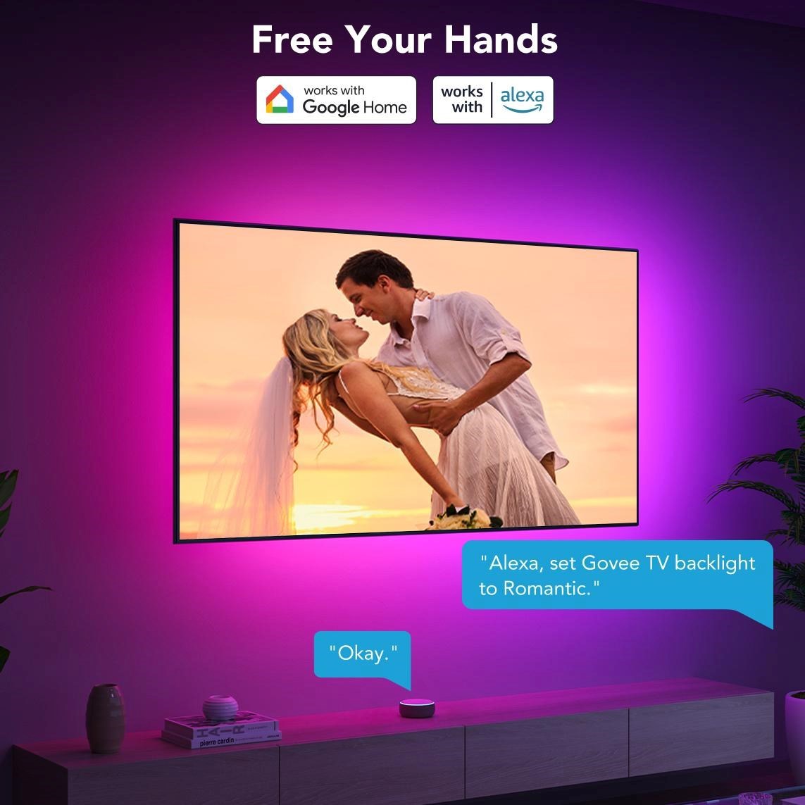 Govee TV 40-50" SMART LED podsvícení RGBIC