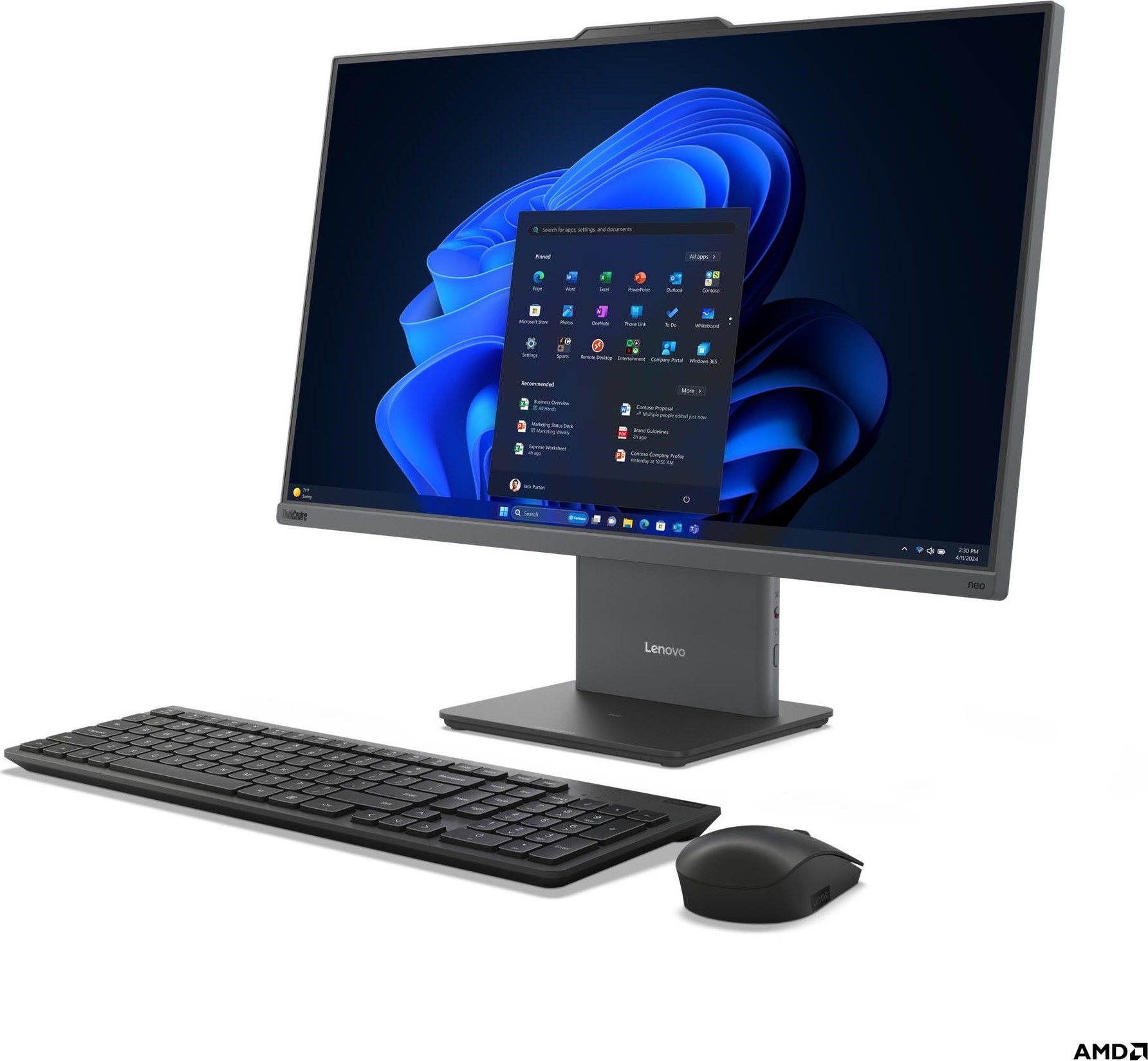 LENOVO PC AiO ThinkCentre neo 55a-24 G6 - Ryzen7 AI 350,23.8" FHD,16GB,512SSD,noDVD,WiFi,BT,W11P