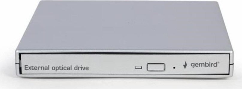 GEMBIRD externí mechanika DVD, USB 2.0, stříbrná