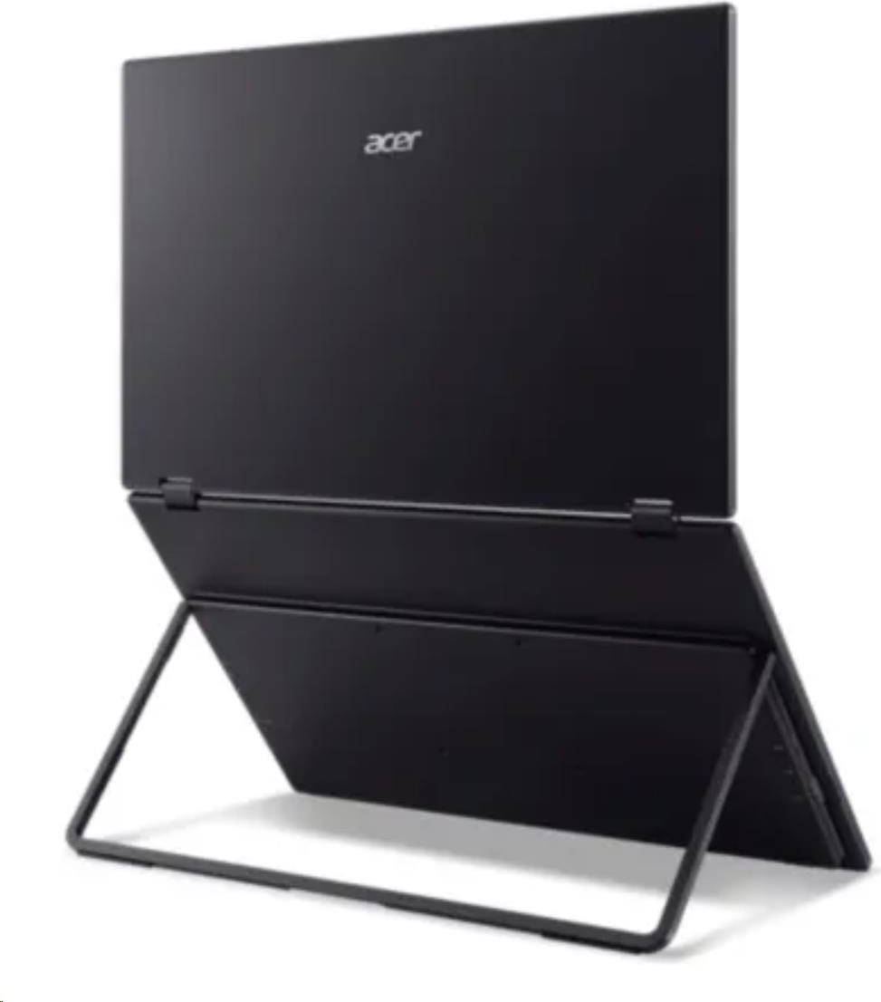 ACER LCD PD163QTbmiuux DUAL SCREEN,40cm (15.6"),60Hz,250nits,8ms,Repro,Audio,Vesa,HDMI,USB,Black