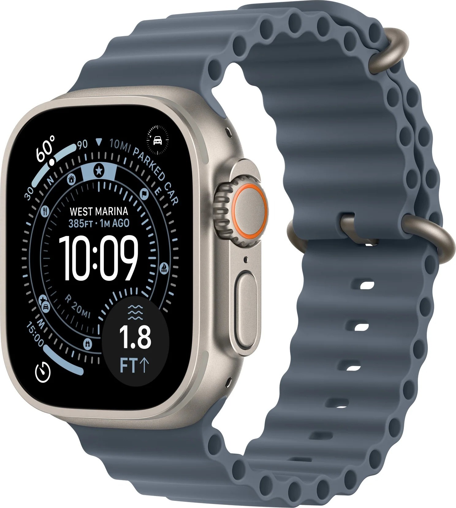 Apple Watch Ultra 3/49/Sport Band/Anchor Blue