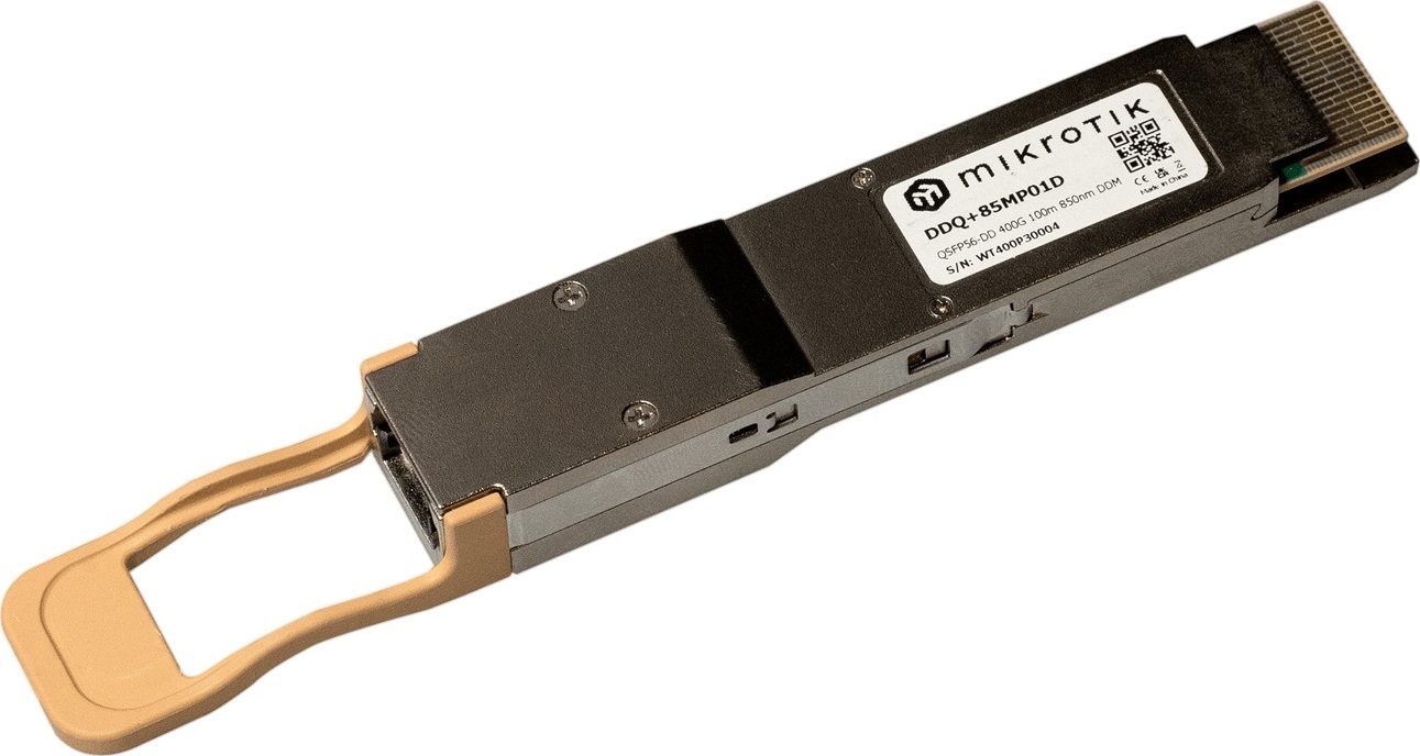 MikroTik MikroTok DDQ+85MP01D, QSFP-DD 400G SFP modul 100m
