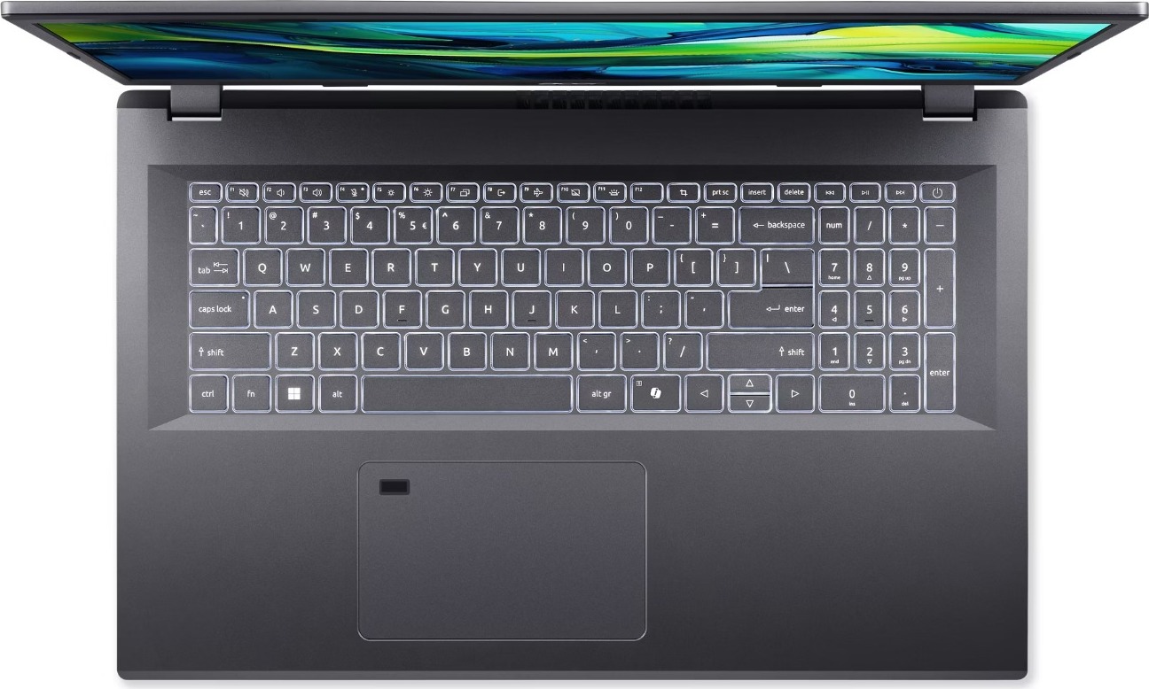 ACER NTB Aspire 17 (A17-51M-96TM),i9-13900H,17.3"FHD,16GB,1TB SSD,Intel Graphics,Linux,Gray