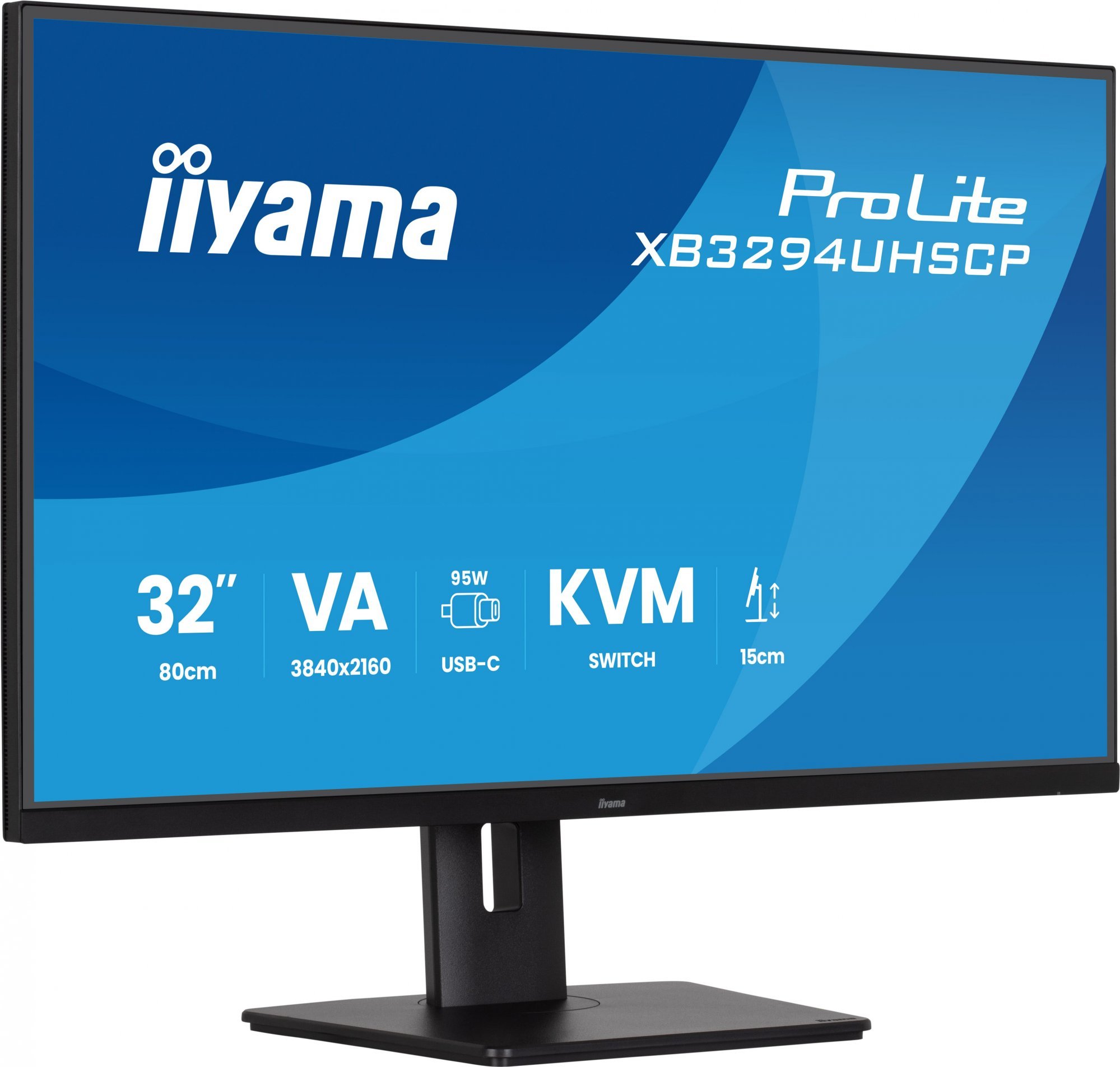 iiyama ProLite/XB3294UHSCP-B1/31,5"/VA/4K UHD/60Hz/2ms/Černá/5R