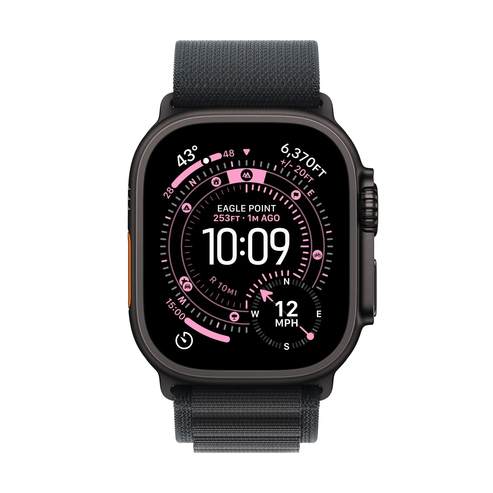 Apple Watch Ultra 3/49/Elegant Band/Black