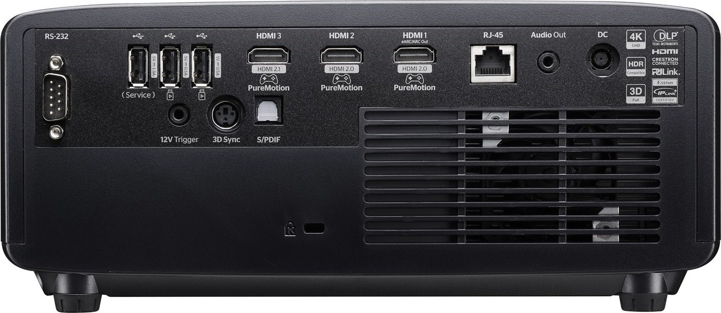 Optoma projektor UHZ58LV (DLP, Laser, UHD, 3000 ANSI, HDMI, RS232, RJ45, USB-A power, repro 1x15W)