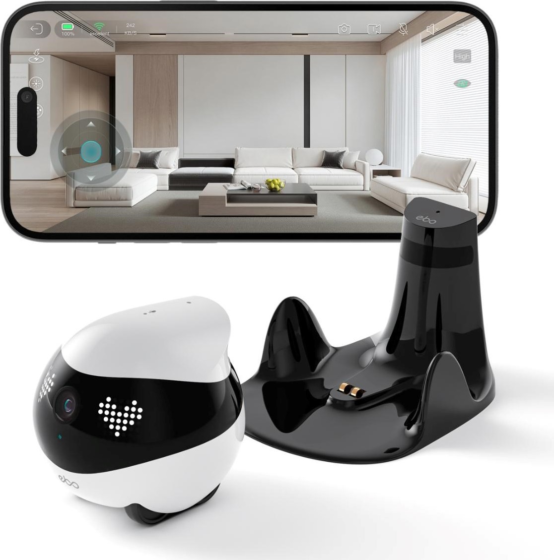 Enabot EBO Air 2 - Robotický AI společník s 2K kamerou