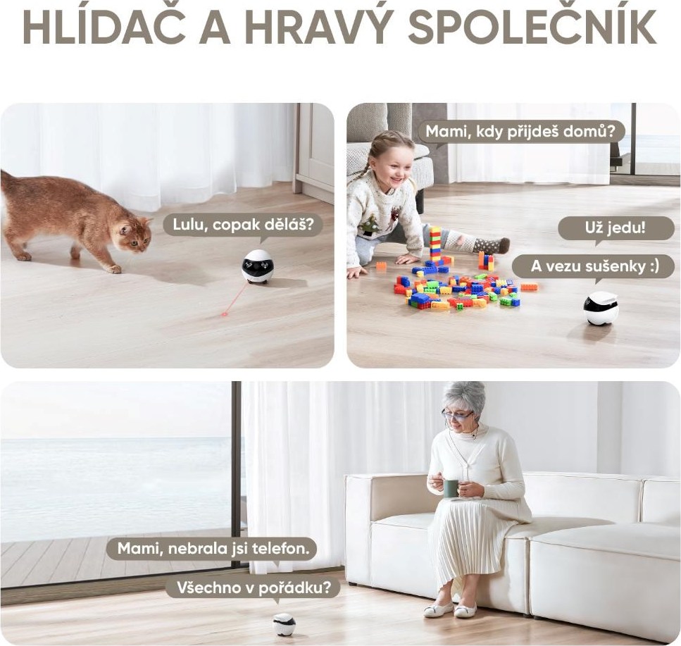 Enabot EBO Air 2 - Robotický AI společník s 2K kamerou