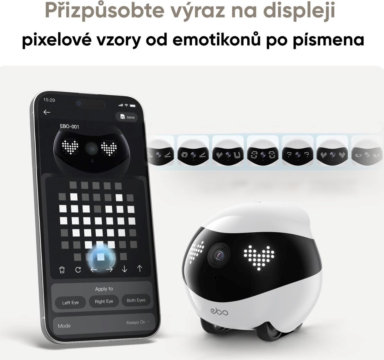 Enabot EBO Air 2 - Robotický AI společník s 2K kamerou