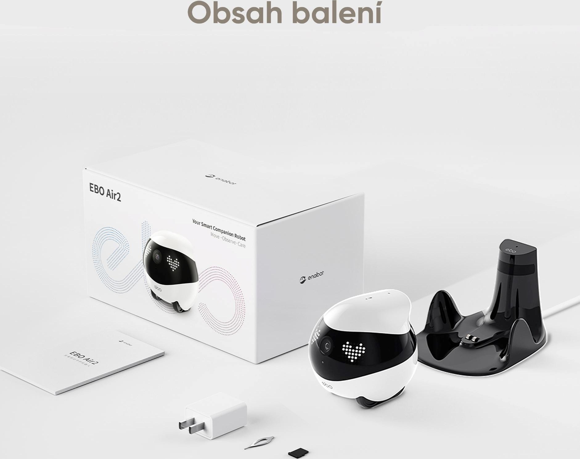 Enabot EBO Air 2 - Robotický AI společník s 2K kamerou