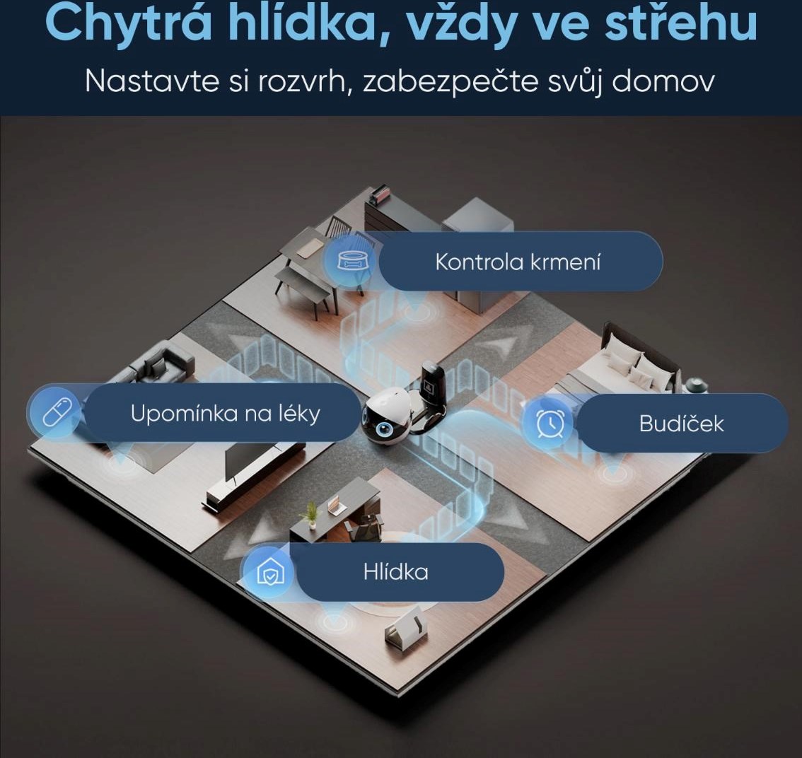Enabot EBO Air2 Plus - Robotický AI společník s 3K kamerou