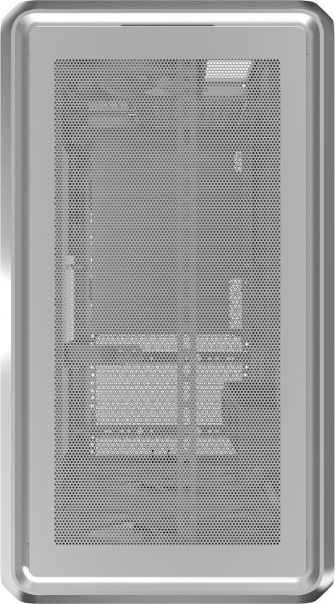 CoolerMaster Cooler Master case MasterFrame 500 Mesh Silver, Průhledná bočnice, ATX, 2x 200mm Fan, 1x 120mm Fan, Šedá