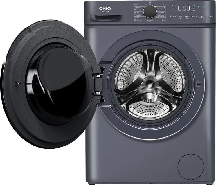 CHiQ Parní pračka 7 kg CHiQ CW07123863AX Steam Space Pro + 12 let záruka na motor