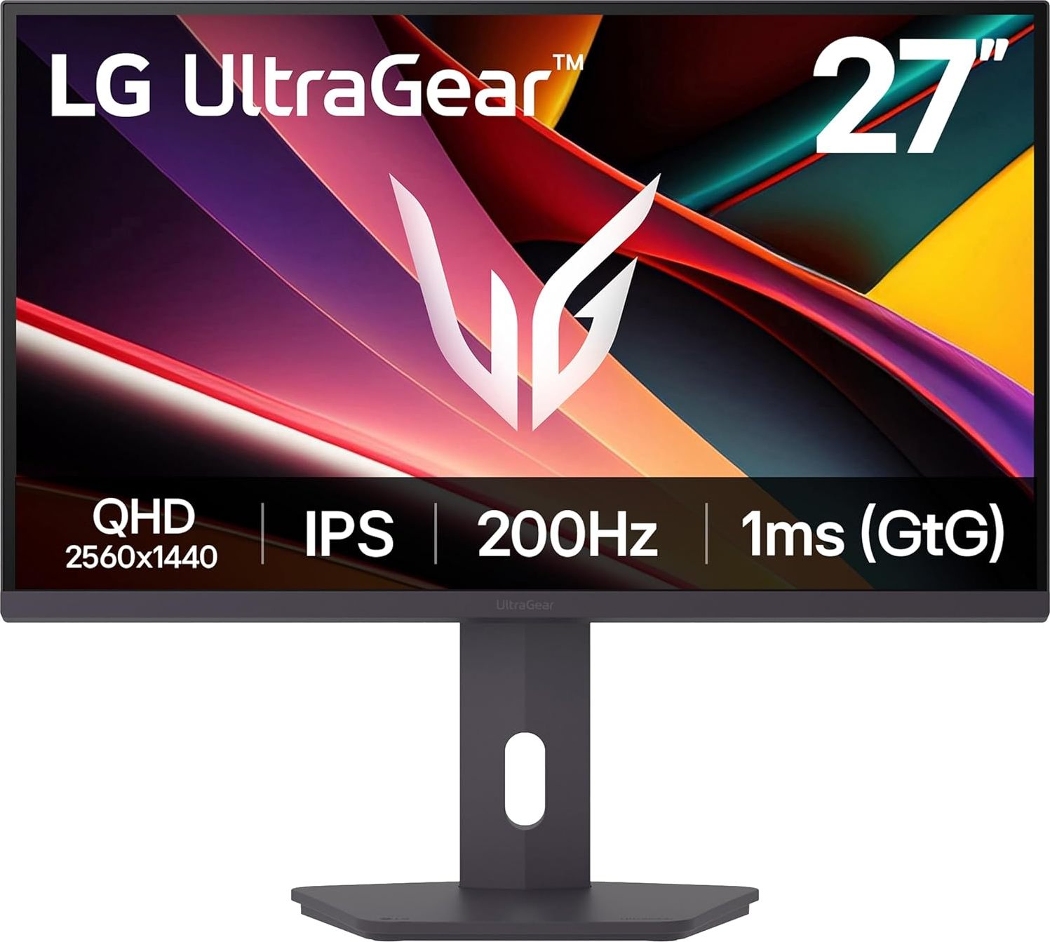 LG MT IPS LCD LED 27" 27G610A-B - IPS panel, 2560x1440, 200Hz, 2xHDMI, DP, pivot,