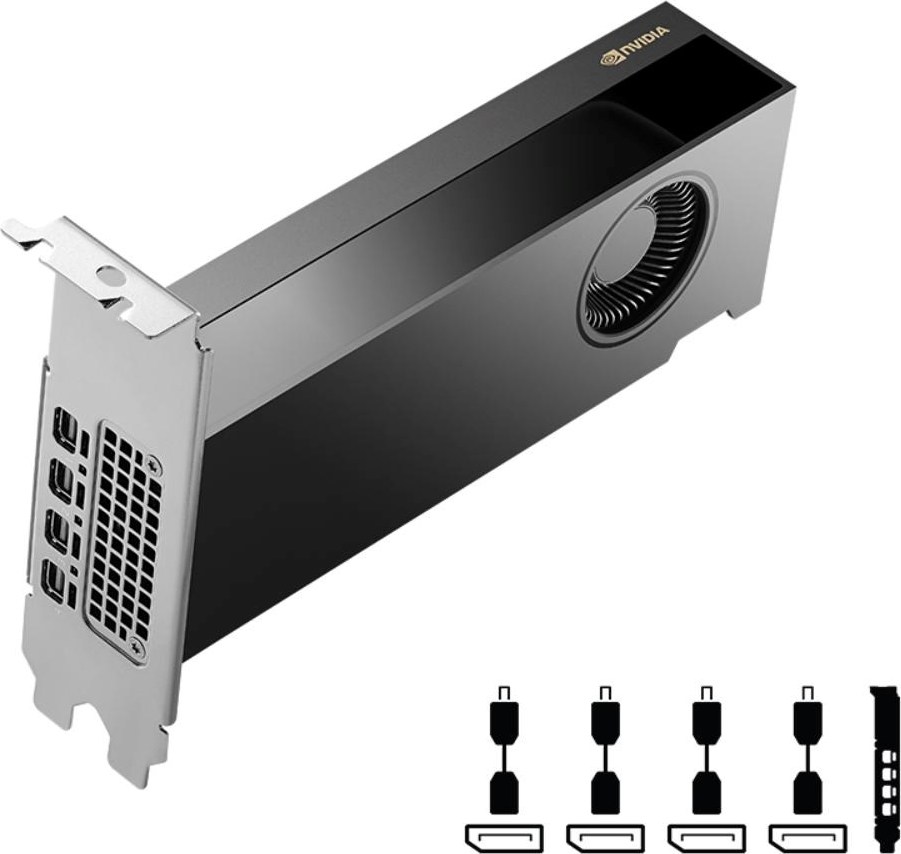 PNY VGA NVIDIA RTX PRO 2000 Blackwell 16G, 16G GDDR7, 4xmDP