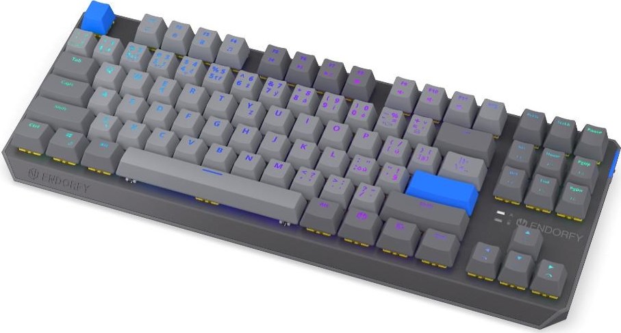 ENDORFY Herní klávesnice Thock V2 TKL, Mechanická, Bezdrátová, CZ/SK, ARGB