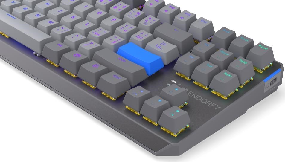 ENDORFY Herní klávesnice Thock V2 TKL, Mechanická, Bezdrátová, CZ/SK, ARGB