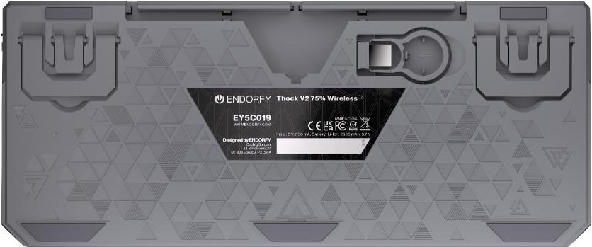 ENDORFY Herní klávesnice Thock V2 75%, Mechanická, Bezdrátová, CZ/SK, ARGB