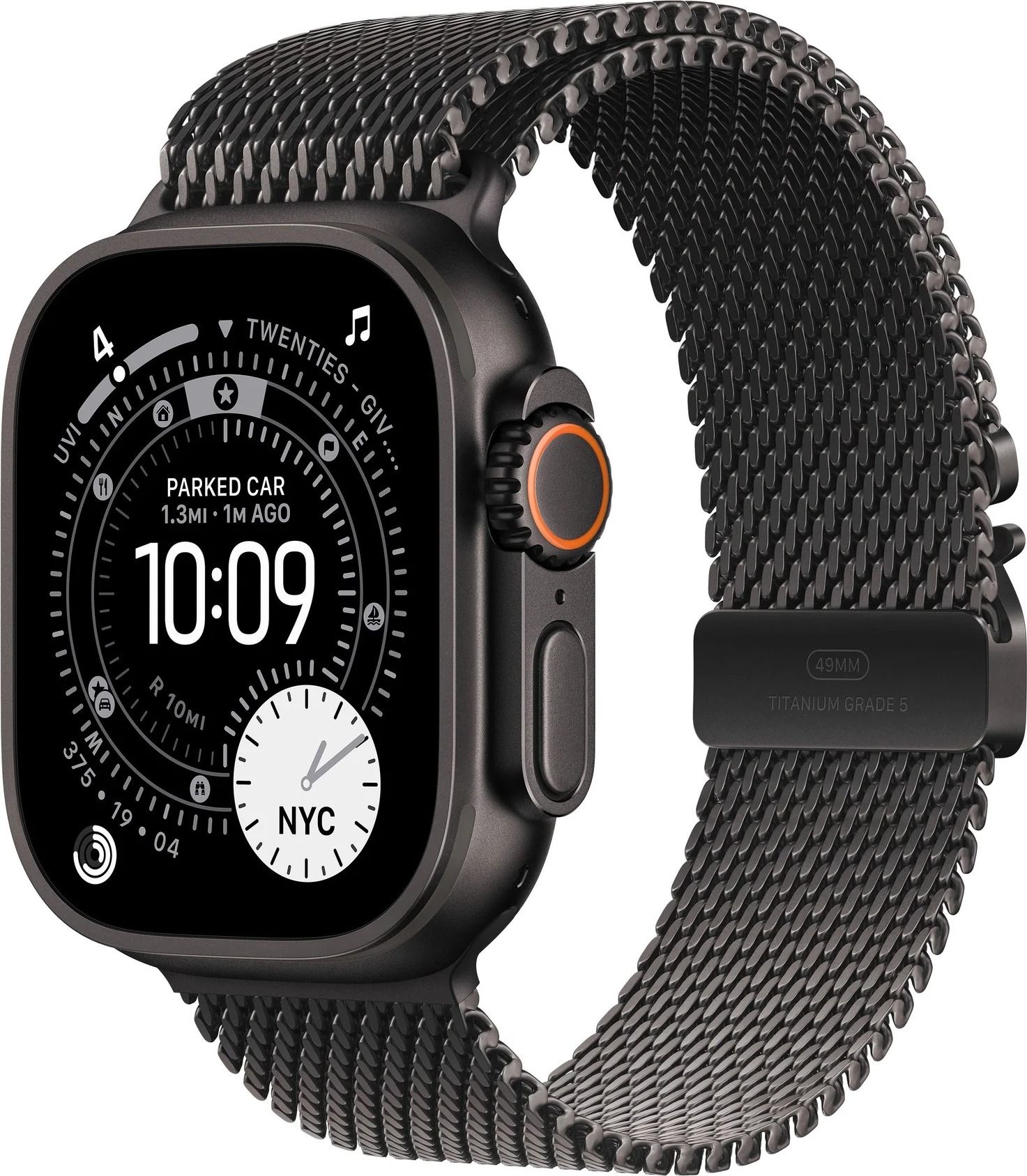 Apple Watch Ultra 3/49/Elegant Band/Black