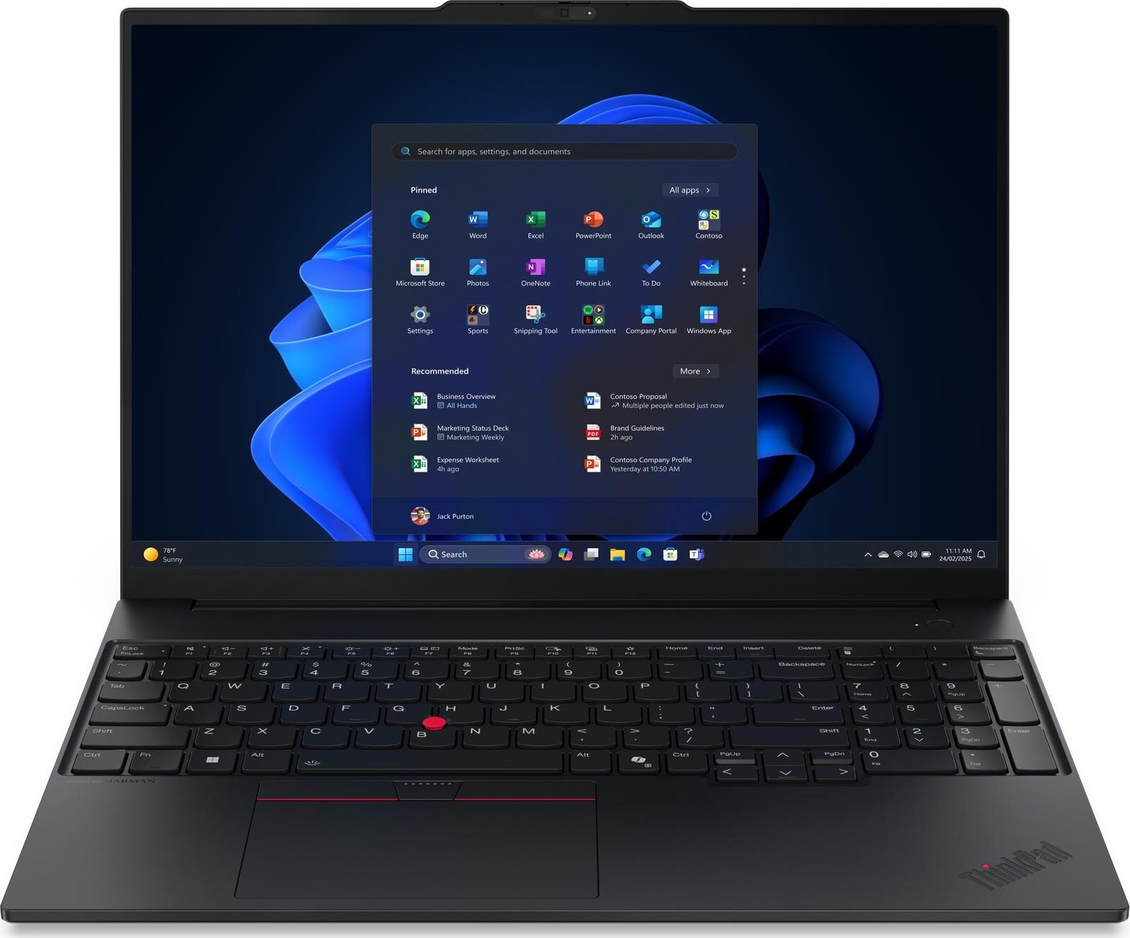 LENOVO NTB ThinkPad E16 Gen 3 - Intel Core 5 220U,16" WUXGA IPS,16GB,512SSD,HDMI,Int. Intel,W11P,3Y Onsite
