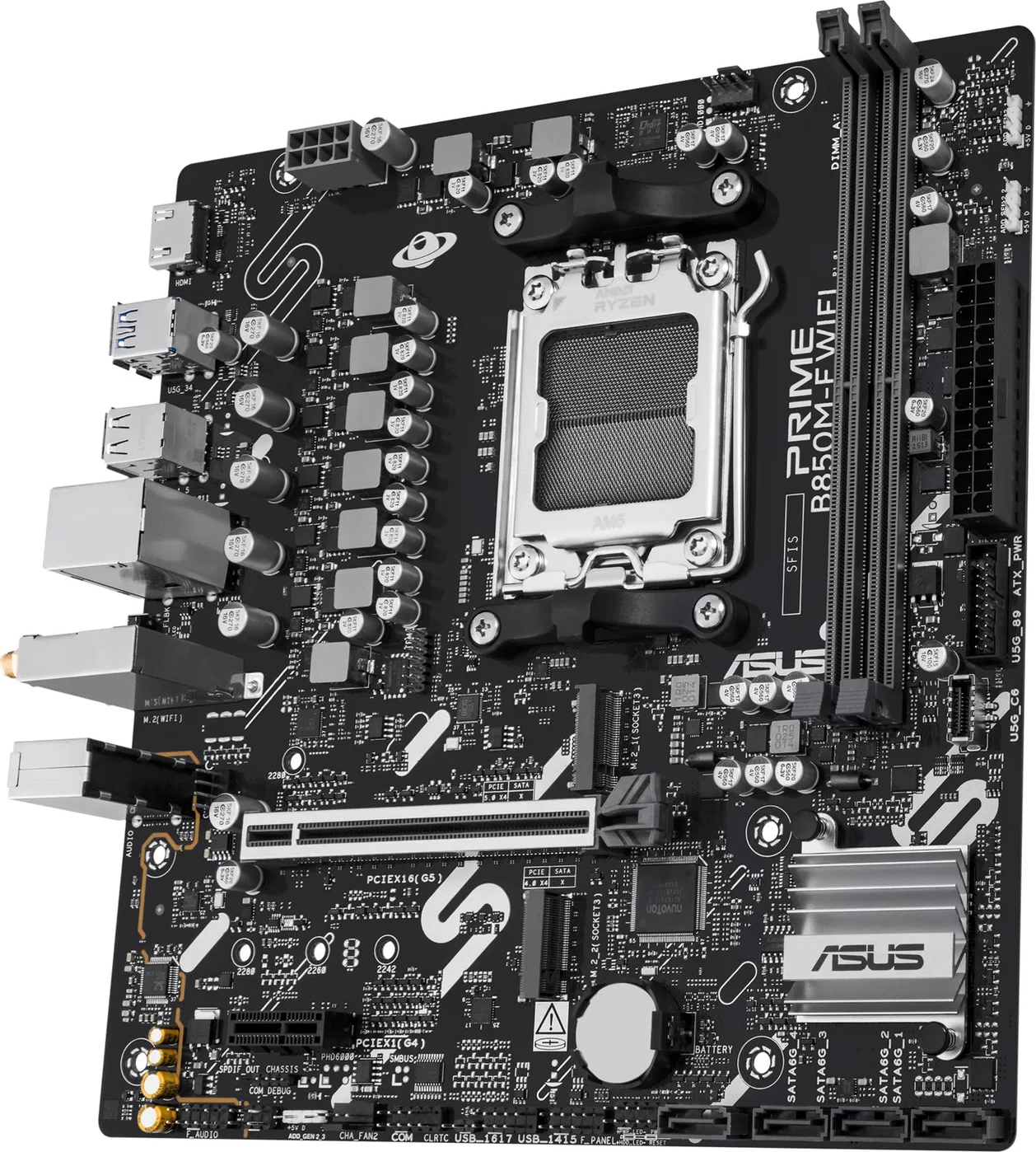 ASUS MB Sc AM5 PRIME B850M-F WIFI, AMD B850, 2x DDR5, WiFi, 1xHDMI, mATX
