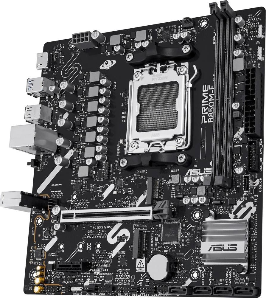 ASUS MB Sc AM5 PRIME B850M-F, AMD B850, 2x DDR5, 1x HDMI, mATX