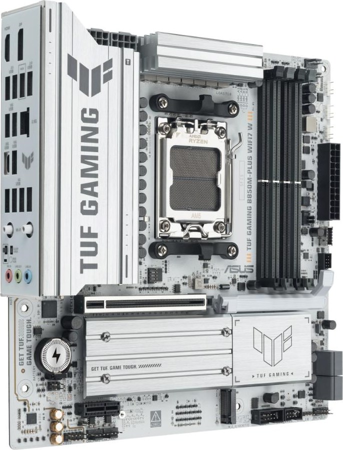 ASUS MB Sc AM5 TUF GAMING B850M-PLUS WIFI7 W, AMD B850, 4x DDR5, 1xDP1, 1xHDMI, WIFI, mATX
