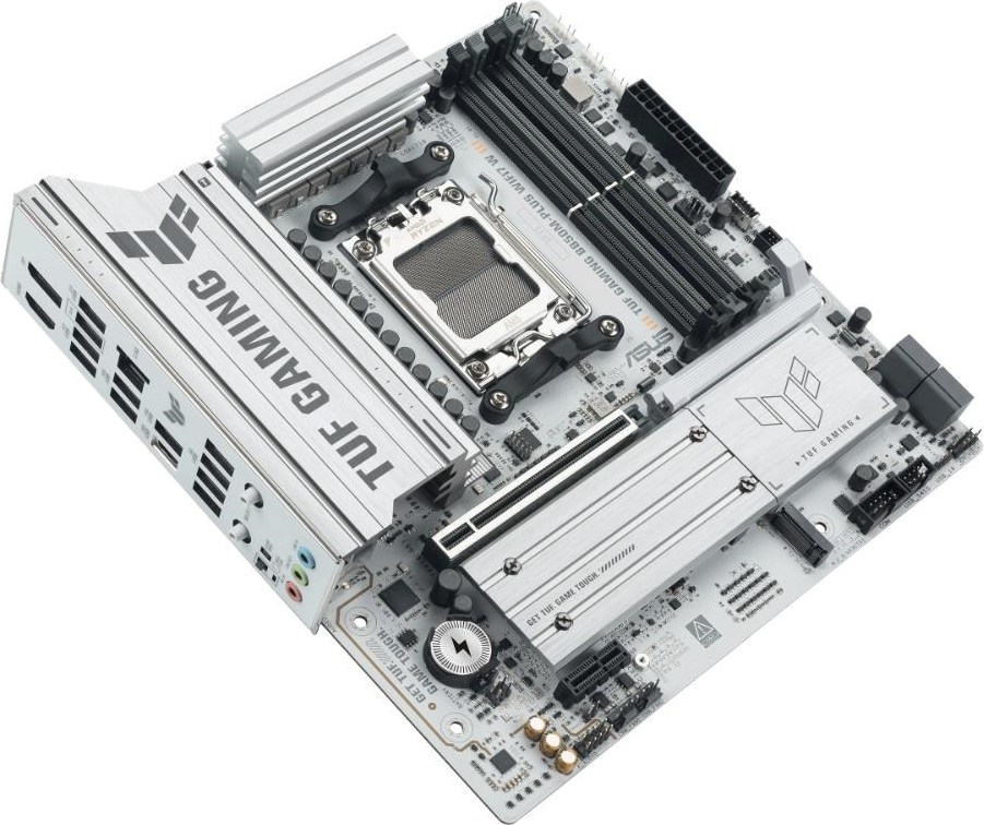 ASUS MB Sc AM5 TUF GAMING B850M-PLUS WIFI7 W, AMD B850, 4x DDR5, 1xDP1, 1xHDMI, WIFI, mATX