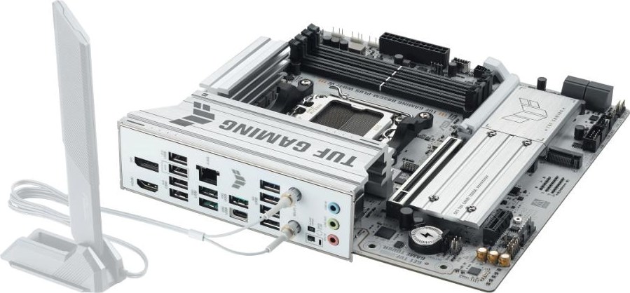 ASUS MB Sc AM5 TUF GAMING B850M-PLUS WIFI7 W, AMD B850, 4x DDR5, 1xDP1, 1xHDMI, WIFI, mATX