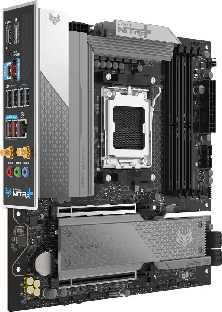 SAPPHIRE NITRO+ B850M WIFI/AM5/mATX