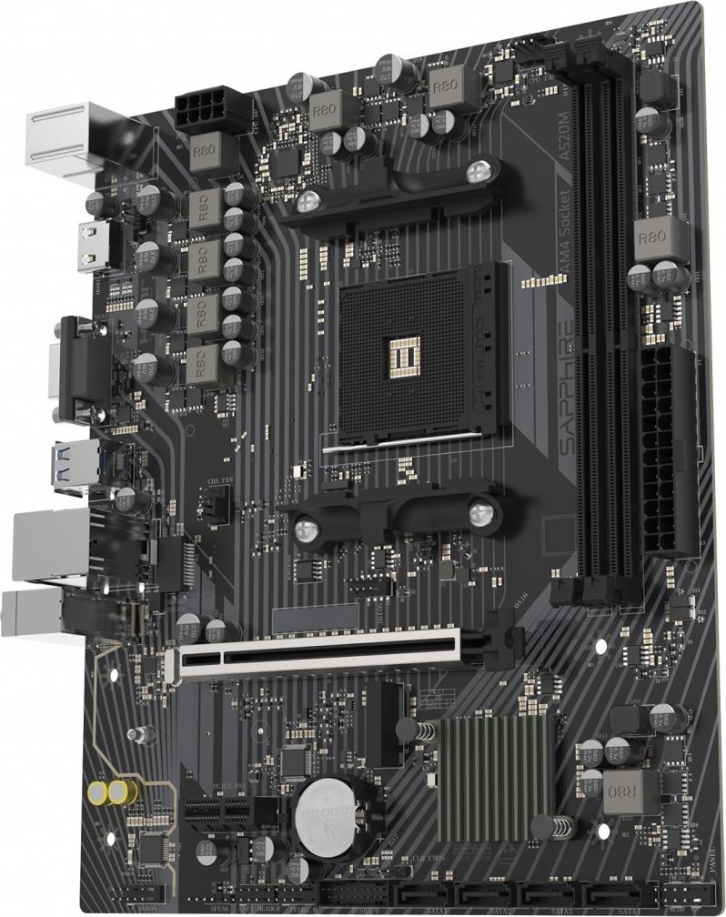SAPPHIRE A520M-E/AM4/mATX