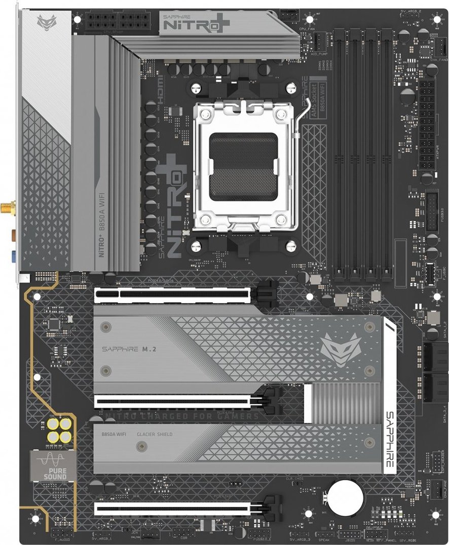 SAPPHIRE NITRO+ B850A WIFI 7/AM5/ATX