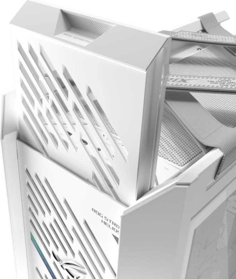 ASUS Case ROG Strix Helios II GX601S, E-ATX, Průhledná bočnice, 4x 140mm Fan, bílá